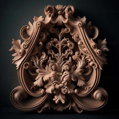 3D model rococo (STL)